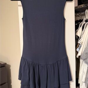 Aritzia Wilfred Navy Dress